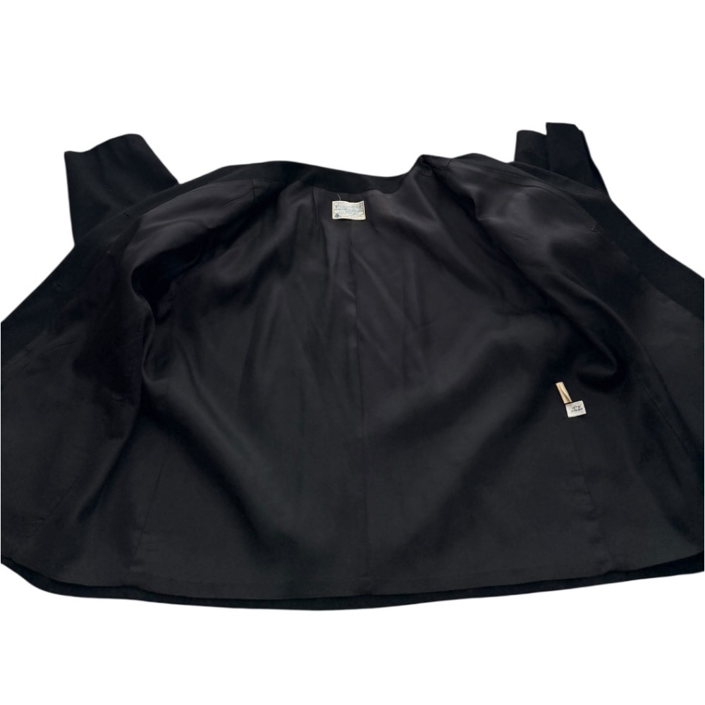 Pendleton 100% Virgin Wool Black Jacket 4 Button - image 6